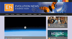 Desktop Screenshot of evolutionnews.org