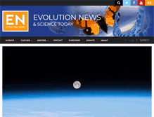 Tablet Screenshot of evolutionnews.org
